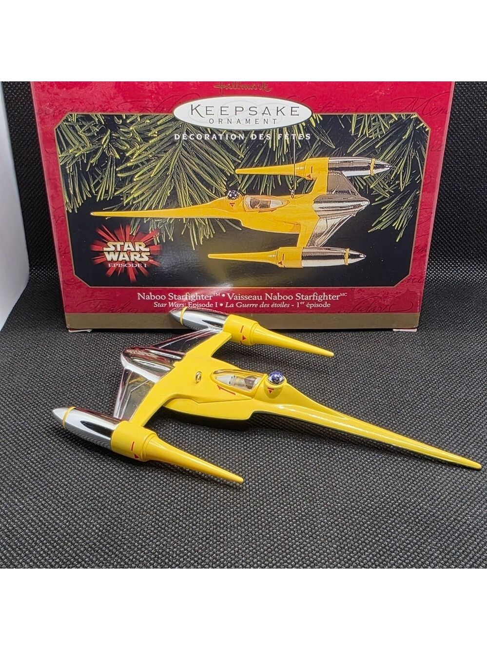 Hallmark Keepsake Ornament Star Wars Naboo Starfighter Vintage